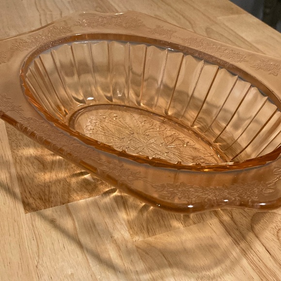 Jeanette Adams Other - Vintage Federal Glass/Jeanette Adams Pink Depression Glass Vegetable Bowl